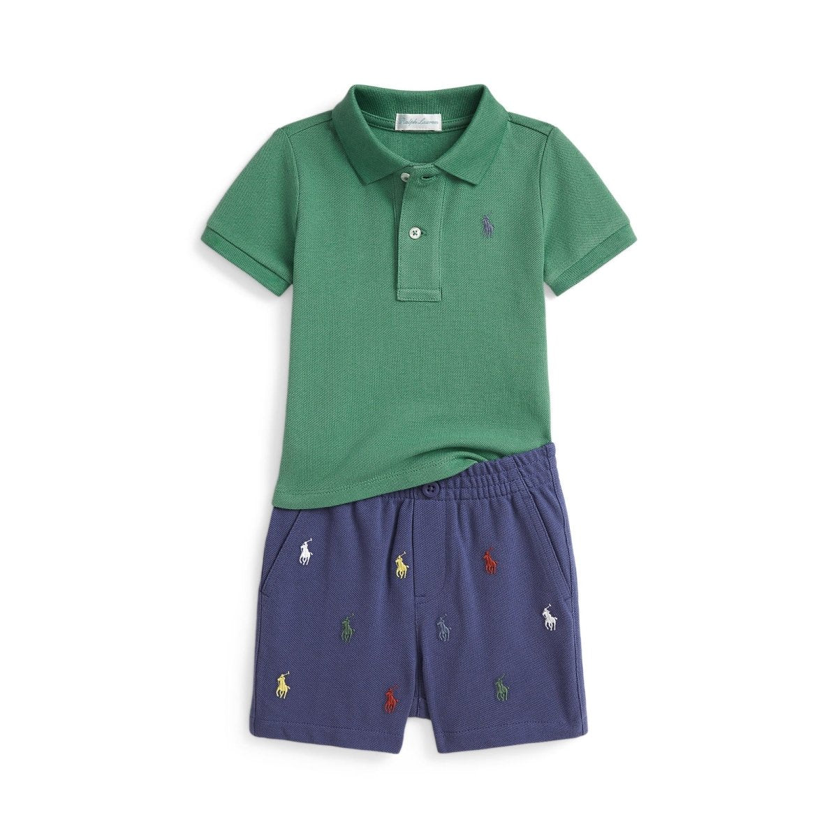 Polo Ralph Lauren Baby Mesh Polo Shirt & Shorts Set