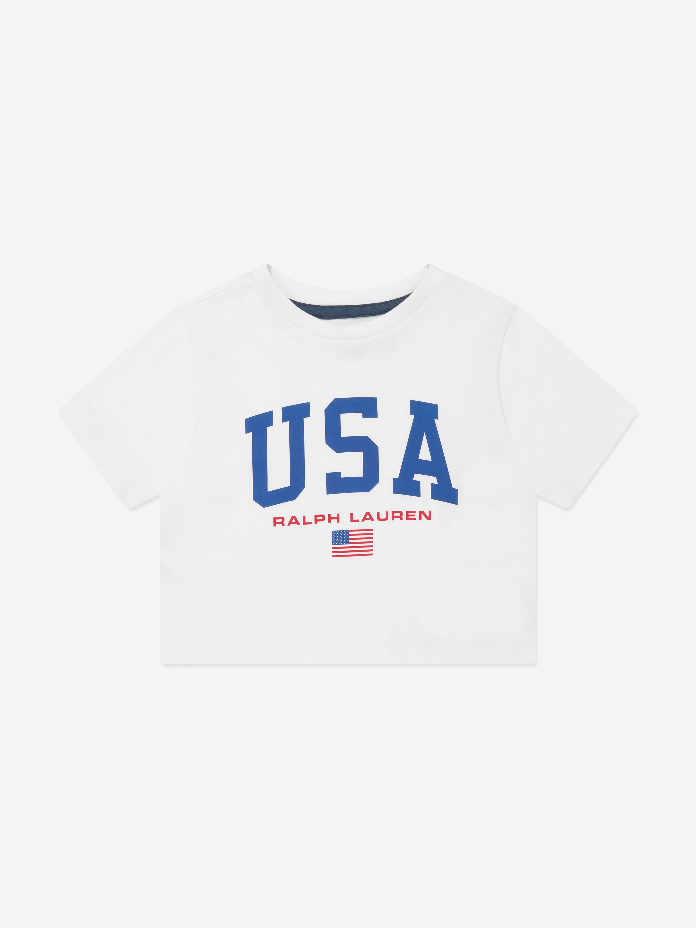 Girls USA T-Shirt in White