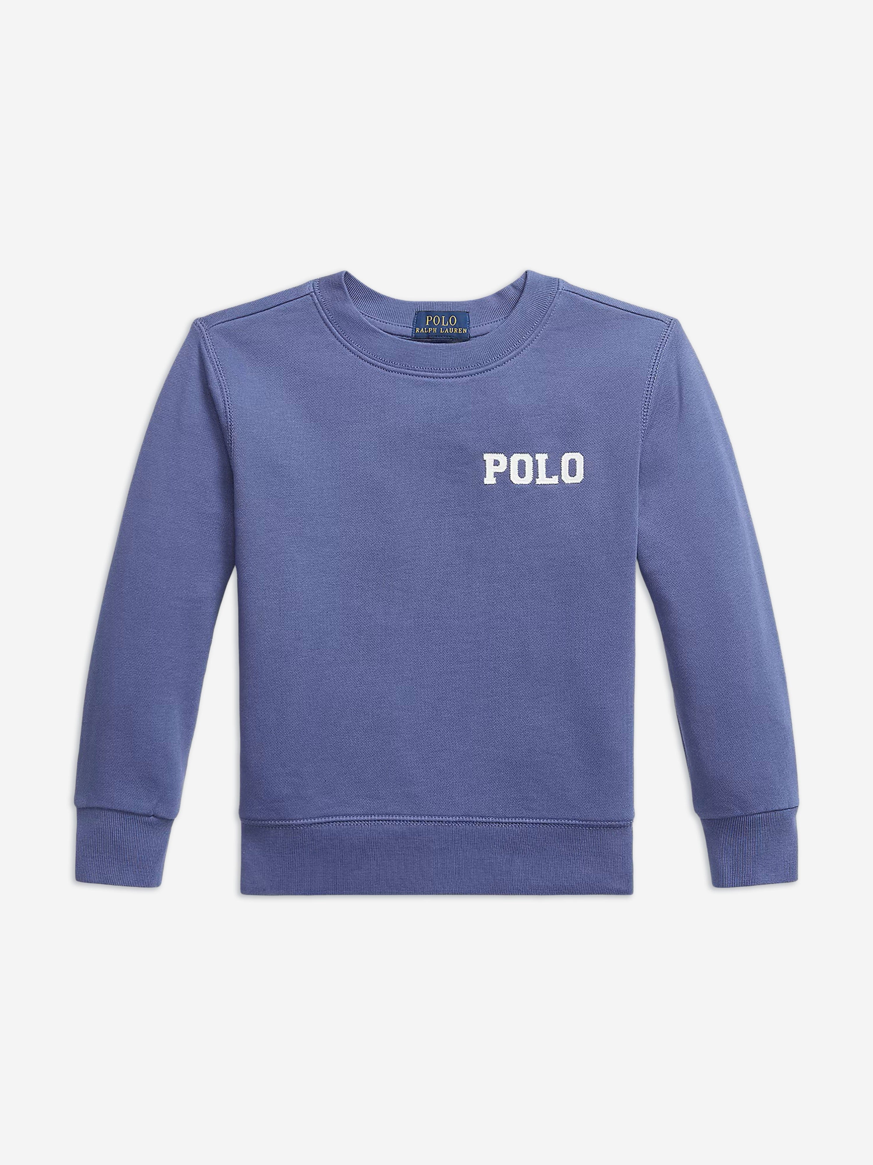 Ralph Lauren Boys Polo Sweatshirt in Blue