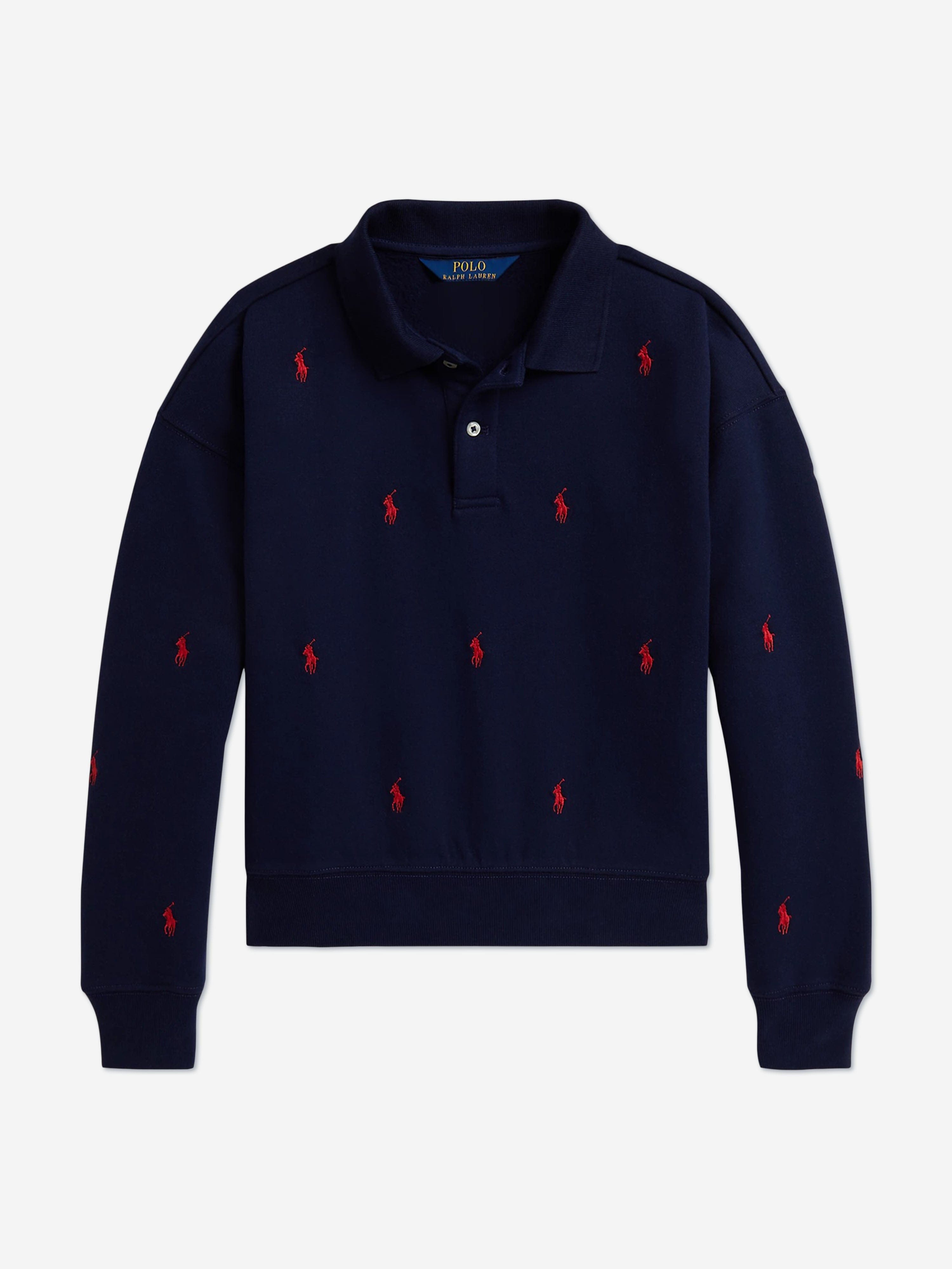 Girls Logo Sweatahirt in Navy