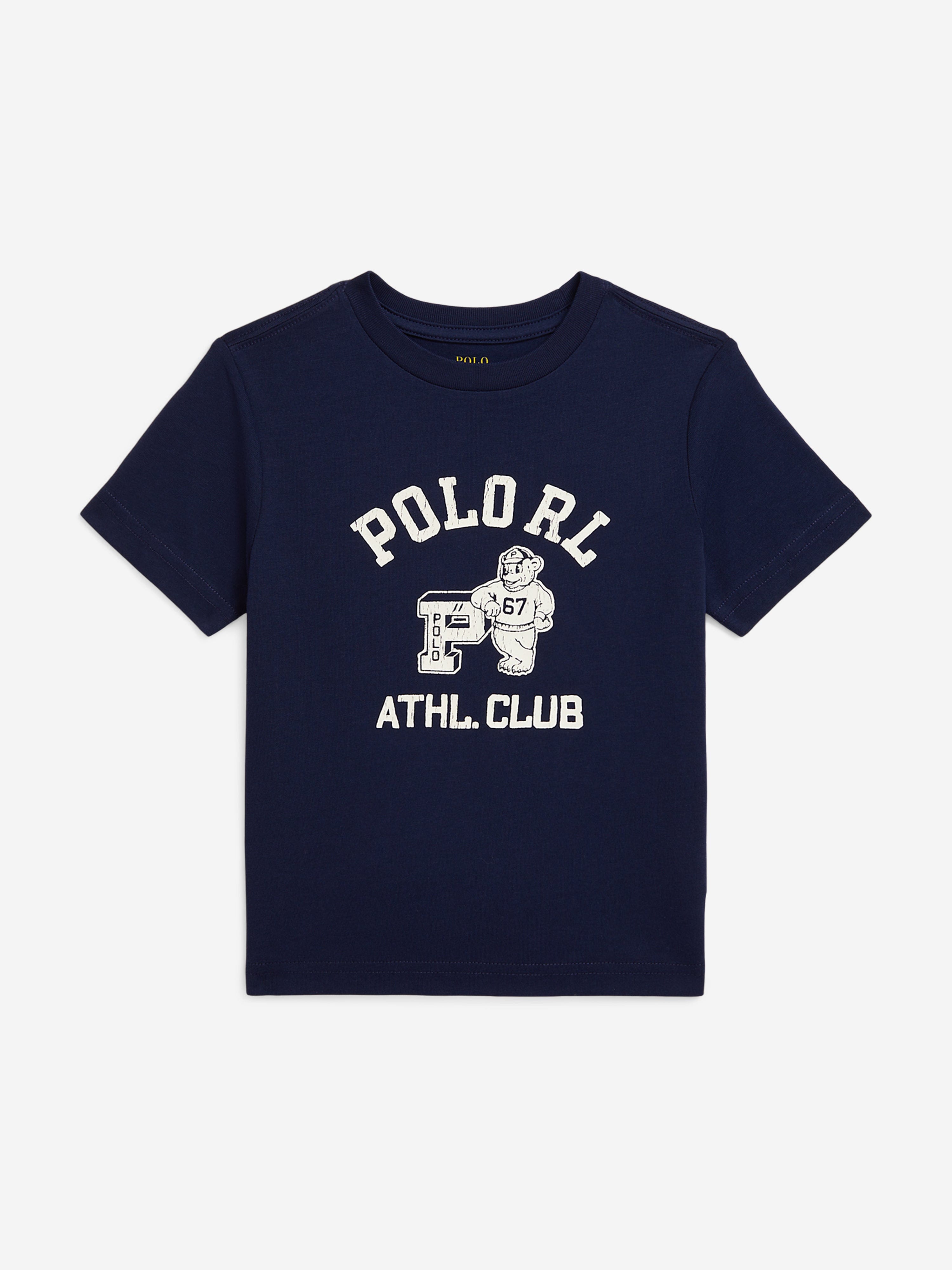 Boys Athletic Club T-Shirt in Navy