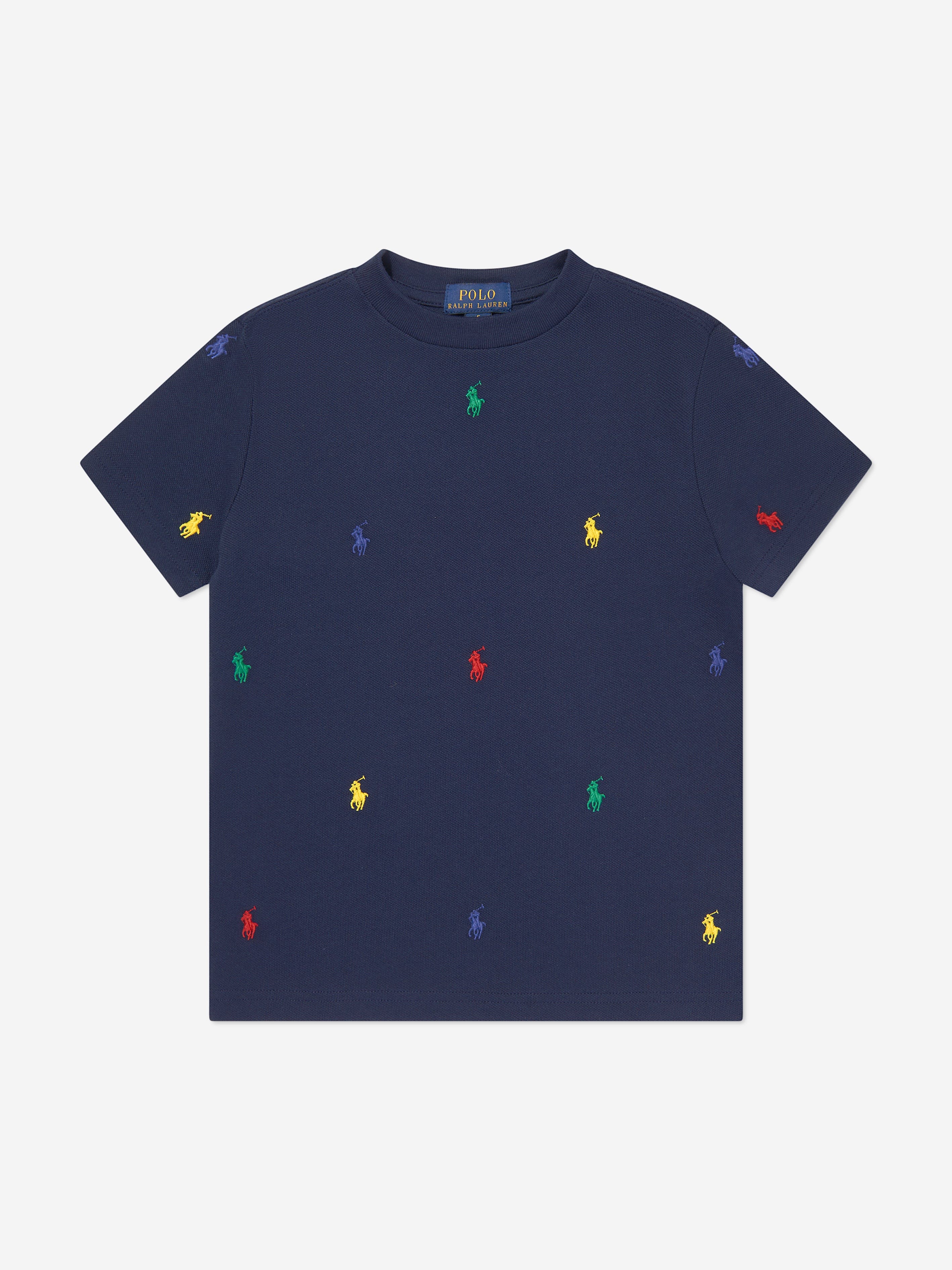 Boys Logo T-Shirt in Navy