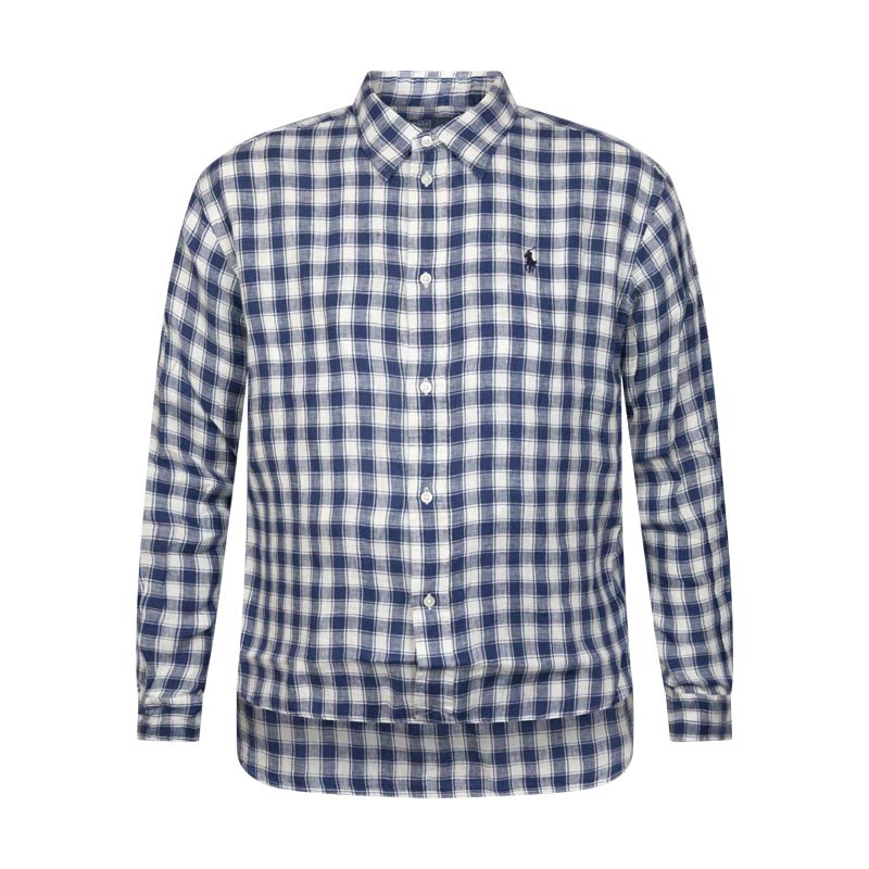 Ralph Lauren Polo Oversize Striped Linen Shirt Women's