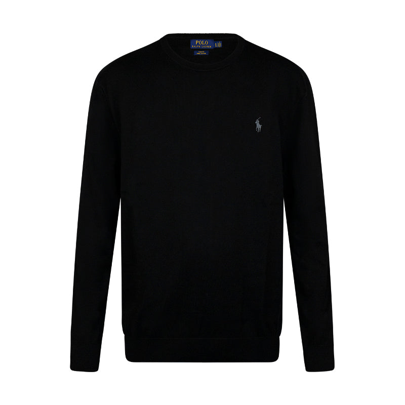 Ralph Lauren Polo Slim Fit Pima Cotton Sweatshirt Black Men's