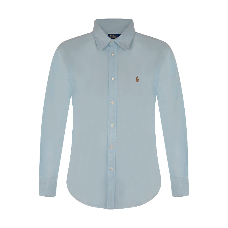Ralph Lauren Polo Relaxed Fit Shirt Acadia Blue Women's