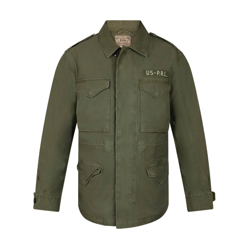 Ralph Lauren Polo Relaxed Fit Twill Jacket Green Womens