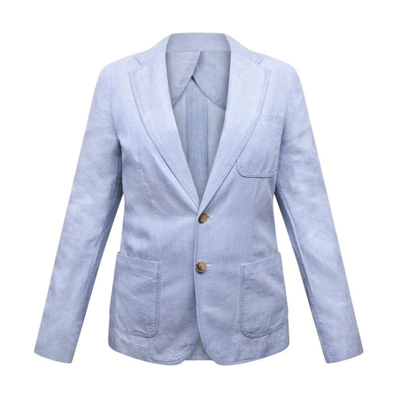 Ralph Lauren Polo Chambray Blazer Light Blue Women's
