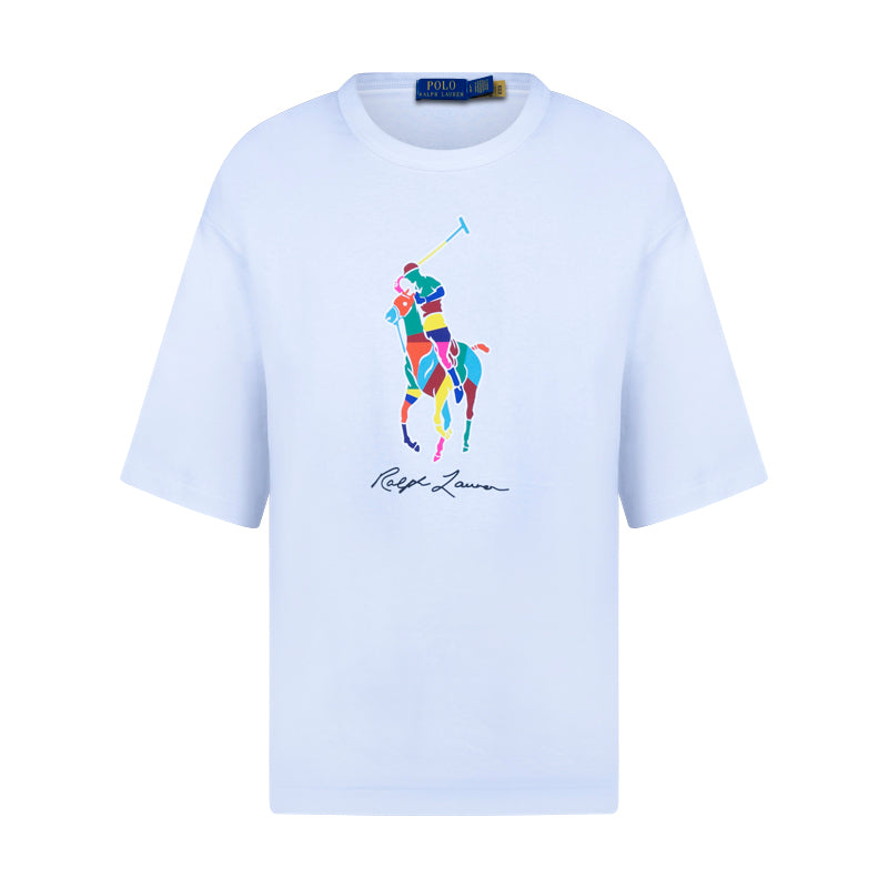 Ralph Lauren Relaxed Fit Big Pony Cotton T-Shirt White Men's