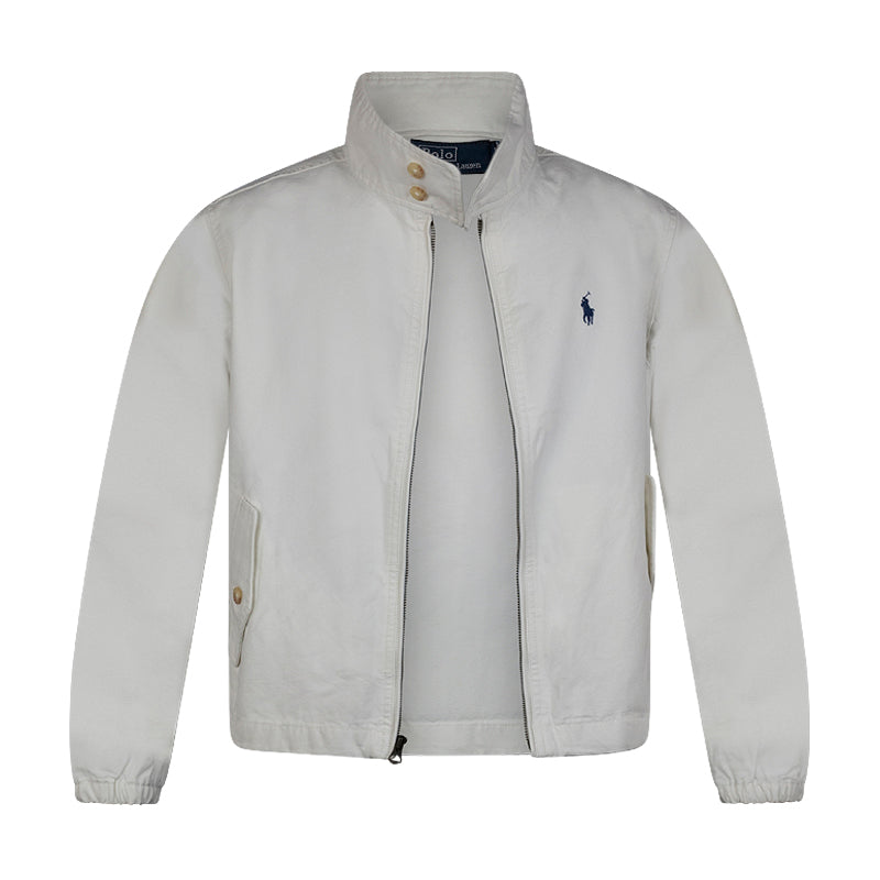 Ralph Lauren Cotton Windbreaker Jacket White Women's