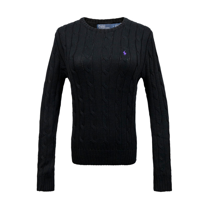 Ralph Lauren Polo Cotton Jumper Black Women's