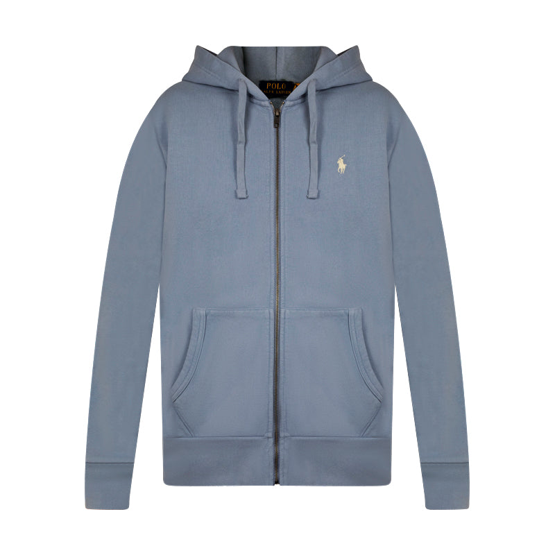 Ralph Lauren Polo Zip-Up Hoodie Blue - Men's